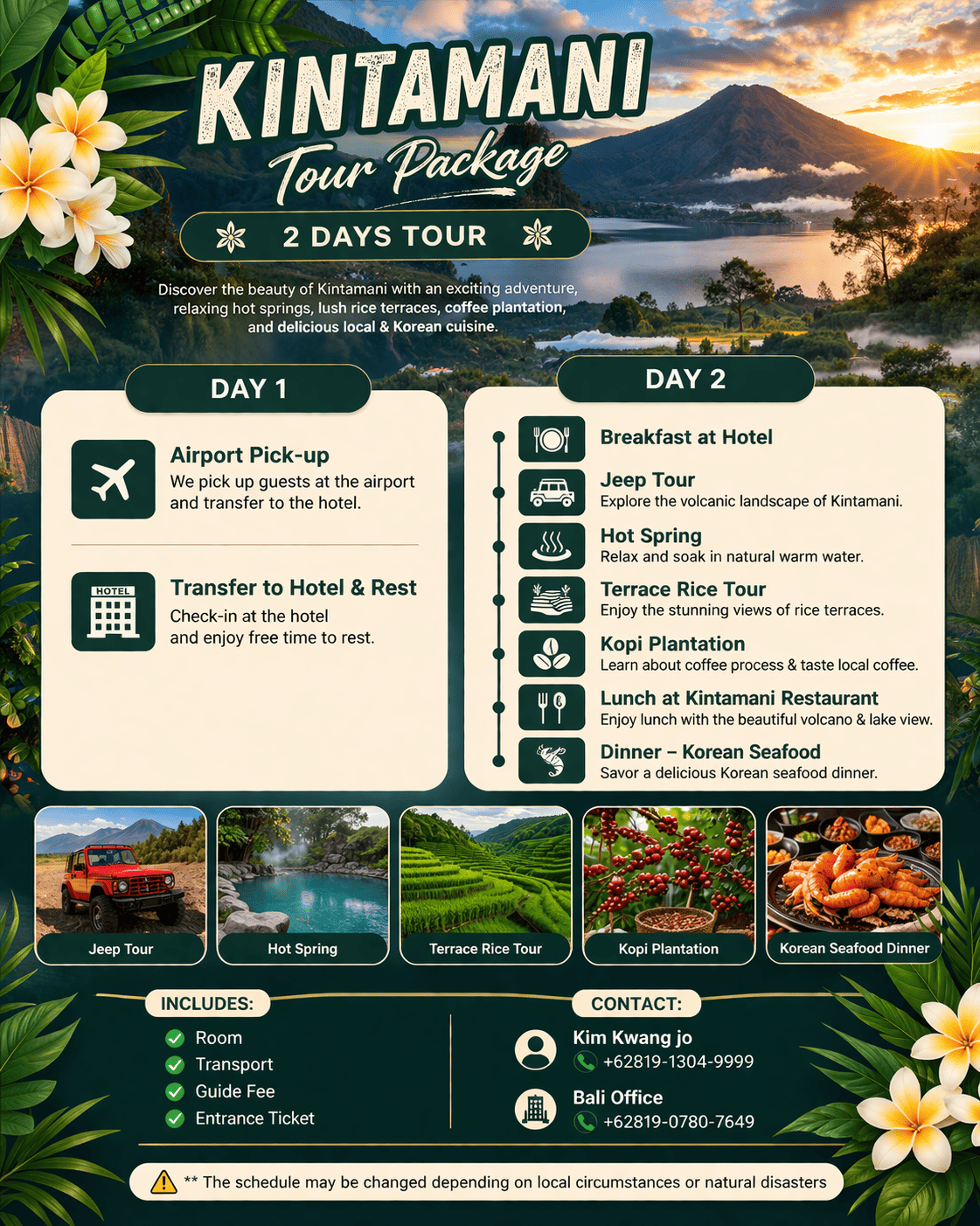 Kintamani Tour Package